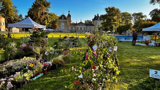 Le château au cœur de la foire