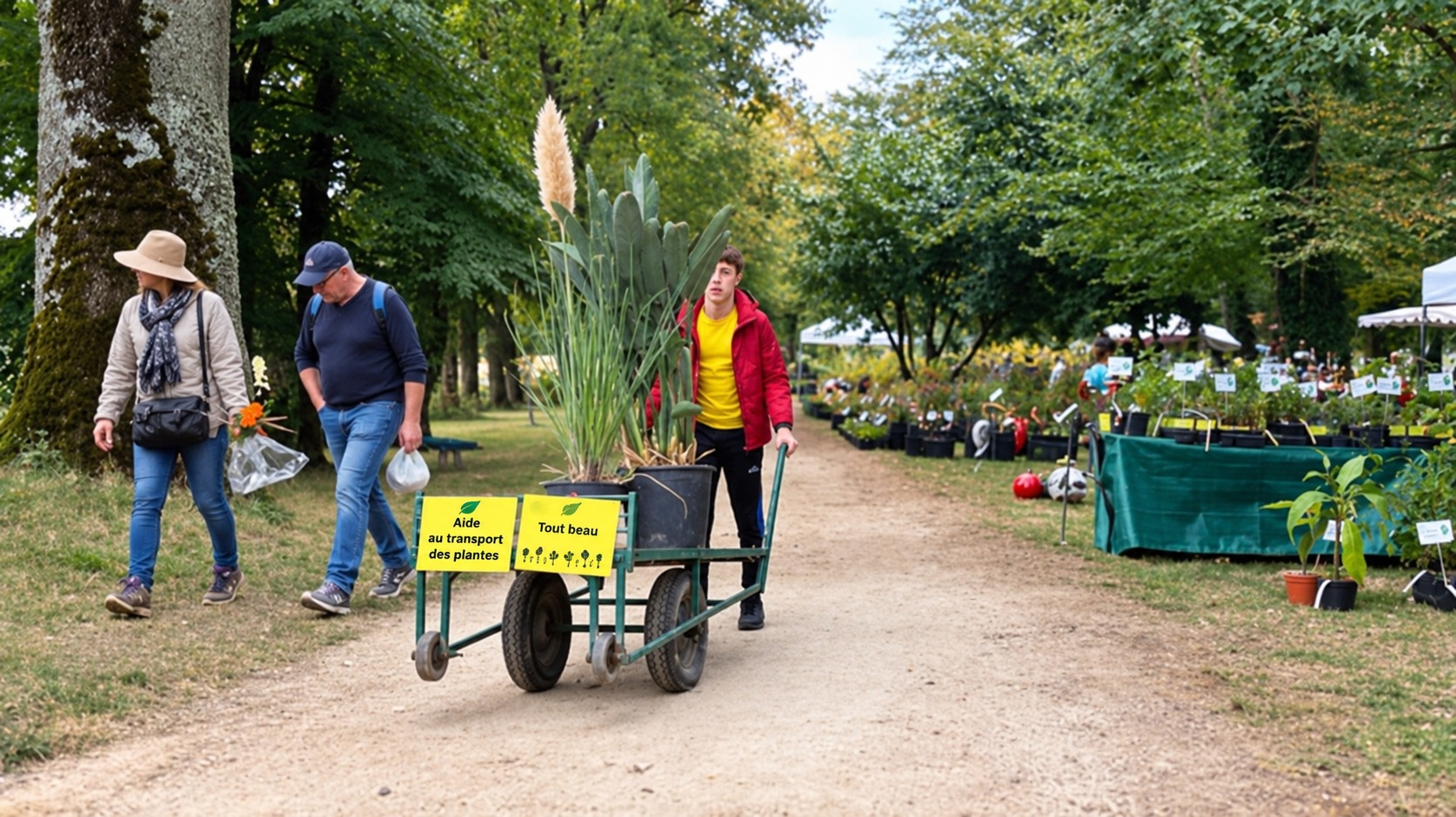 Service de transport des plantes